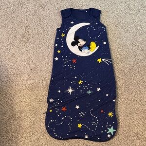 Little Sleepies Mickey Mouse 0-6 Month Bamboo Sleep Sack